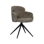 Eetkamerstoel Levi - Hunter - Elite - Zwart Metalen Frame