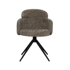 Eetkamerstoel Levi - Hunter - Elite - Zwart Metalen Frame