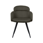 Eetkamerstoel Dinner - Hunter - Breathe - Zwart Metalen Frame