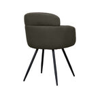 Eetkamerstoel Dinner - Hunter - Breathe - Zwart Metalen Frame