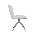 Eetkamerstoel Thorben - Naturel - Canyon - Taupe Metalen Frame