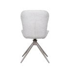 Eetkamerstoel Thorben - Naturel - - Taupe Metalen Frame