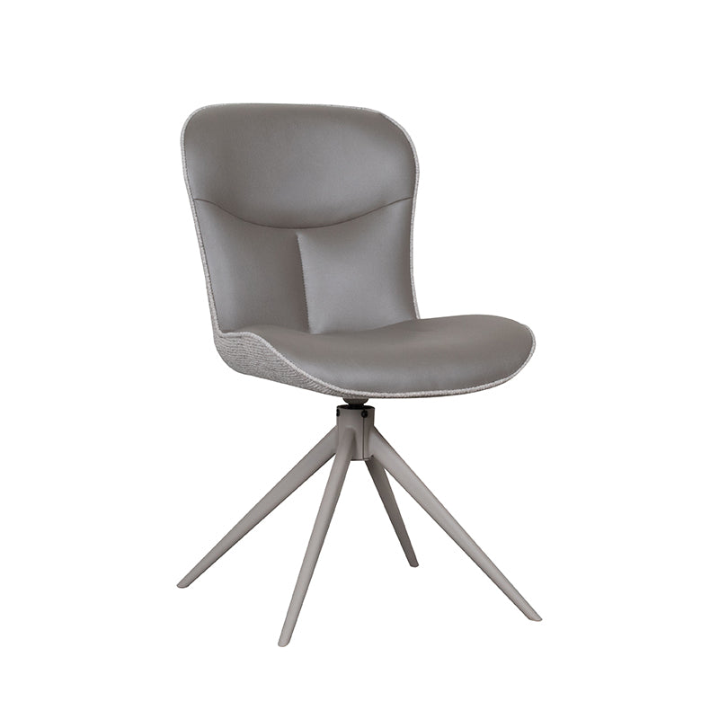 Eetkamerstoel Thorben - Forest - Kunstleder - Taupe Metalen Frame