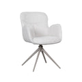 Eetkamerstoel Lasse - Naturel - Canyon - Taupe Metalen Frame