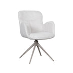 Eetkamerstoel Lasse - Naturel - Canyon - Taupe Metalen Frame