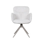Eetkamerstoel Lasse - Naturel - Canyon - Taupe Metalen Frame