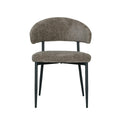 Eetkamerstoel Bliss - Hunter - Elite - Zwart Metalen Frame