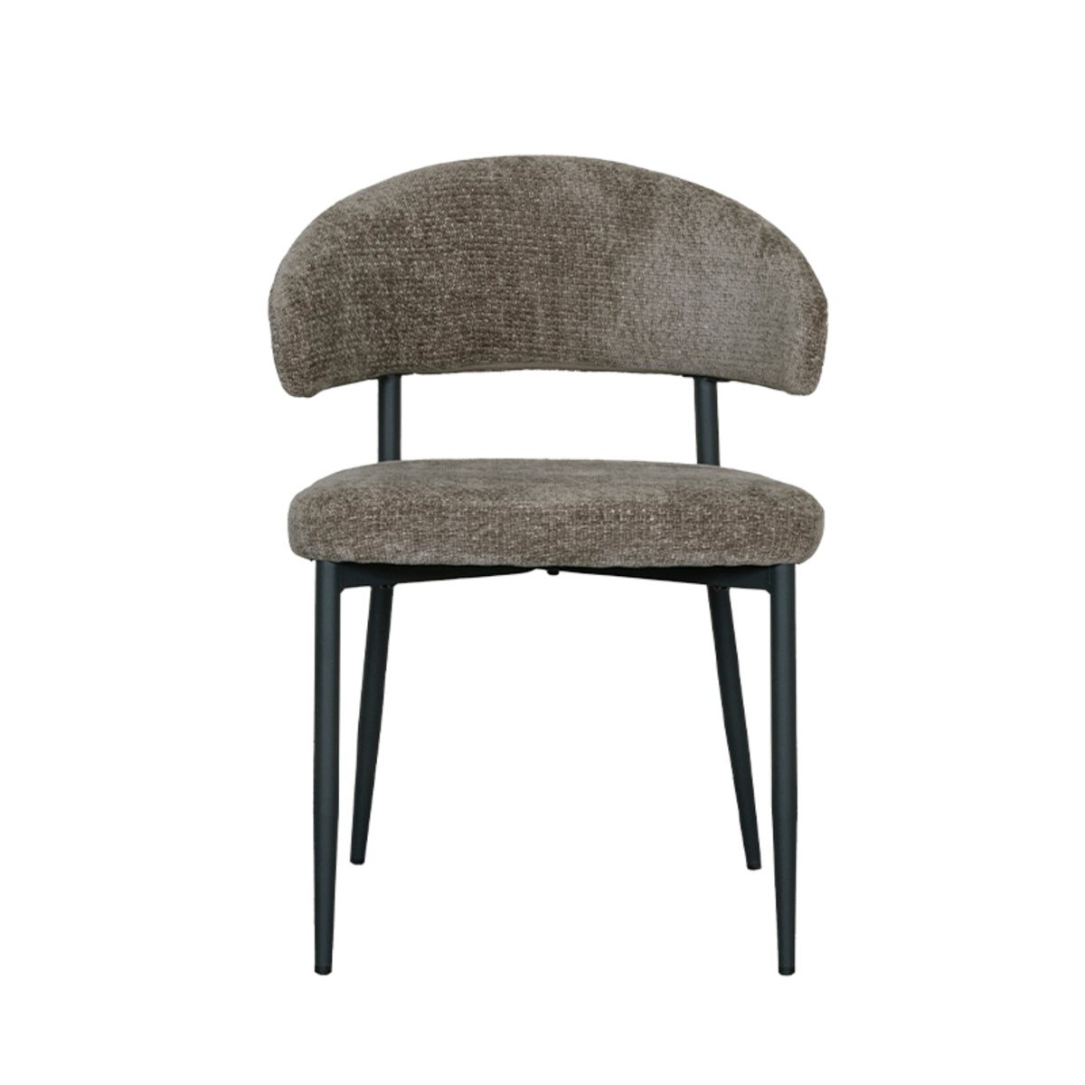 Eetkamerstoel Bliss - Hunter - Elite - Zwart Metalen Frame