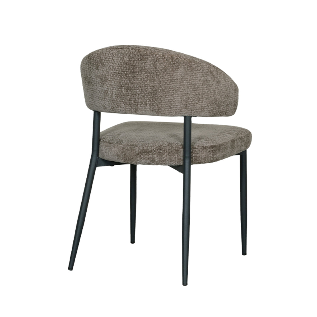 Eetkamerstoel Bliss - Hunter - Elite - Zwart Metalen Frame