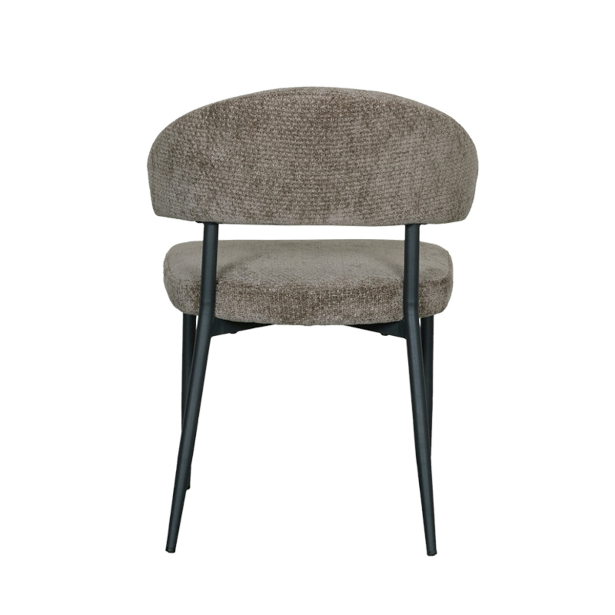 Eetkamerstoel Bliss - Hunter - Elite - Zwart Metalen Frame