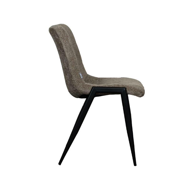Eetkamerstoel Noor - Hunter - Elite - Zwart Metalen Frame