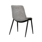 Eetkamerstoel Noor - Stone - Elite - Zwart Metalen Frame