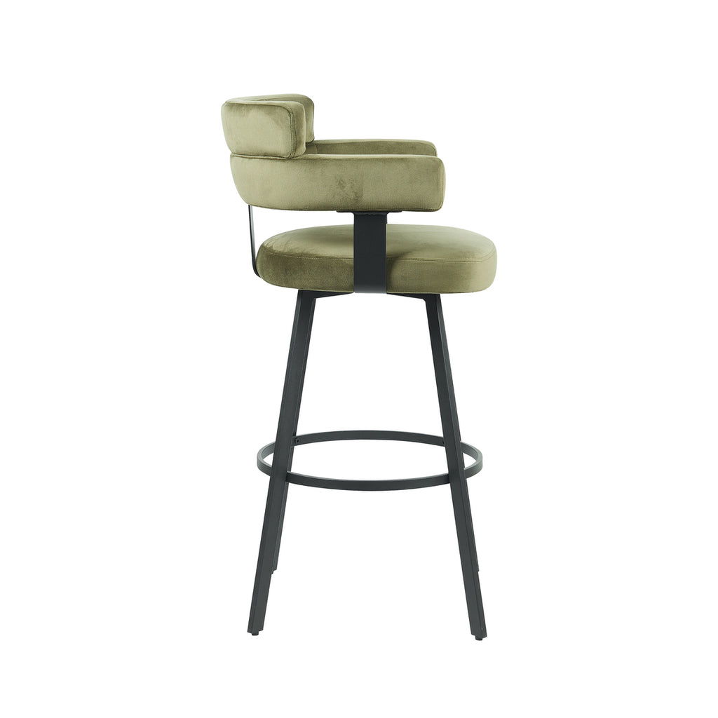 Barkruk Bardio - Hunter - Fluweel - Hoog