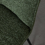 Eetkamerstoel Lennon - Forest - Royal Boucle - Zwart Metalen Frame