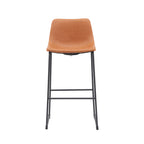Barkruk Risto - Cognac - Kunstleder - Hoog