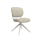 Eetkamerstoel Geneva - Naturel - Royal Boucle - Taupe Metalen Frame