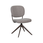 Eetkamerstoel Geneva - Mushroom - Boucle - Brons Metalen Frame