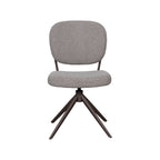 Eetkamerstoel Geneva - Mushroom - Boucle - Brons Metalen Frame