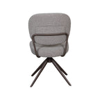 Eetkamerstoel Geneva - Mushroom - Boucle - Brons Metalen Frame