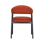 Eetkamerstoel Amaze - Rust - Breathe - Zwart Metalen Frame