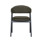 Eetkamerstoel Amaze - Hunter - Breathe - Zwart Metalen Frame