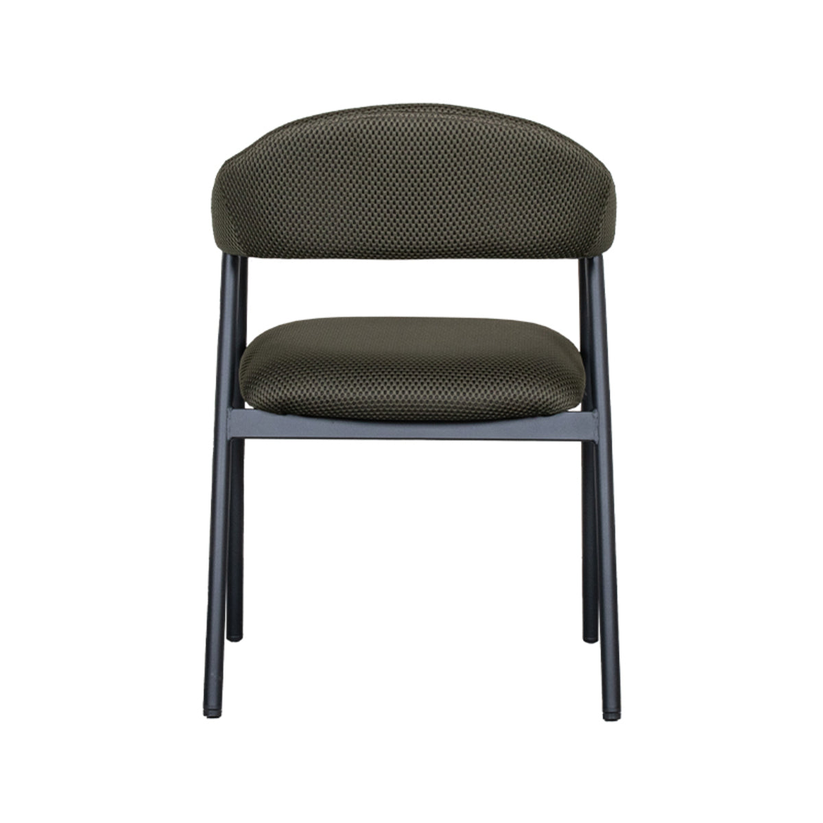 Eetkamerstoel Amaze - Hunter - Breathe - Zwart Metalen Frame