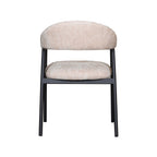 Eetkamerstoel Amaze - Clay - Elite - Zwart Metalen Frame