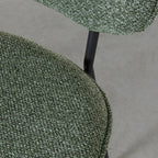 Eetkamerstoel Senn - Forest - Royal Boucle - Zwart Metalen Frame