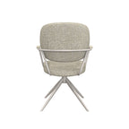 Eetkamerstoel Basel - Naturel - Royal Boucle - Taupe Metalen Frame