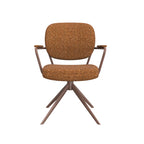 Eetkamerstoel Basel - Coral - Royal Boucle - Coral Metalen Frame