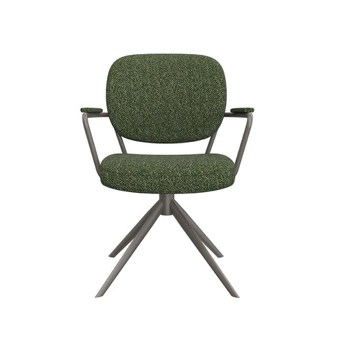 Eetkamerstoel Basel - Forest - Royal Boucle - Forest Metalen Frame