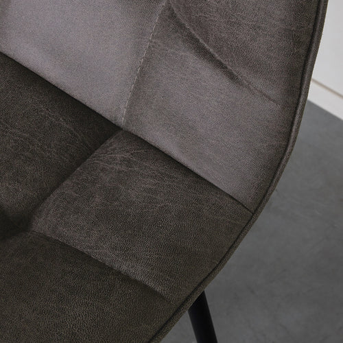 Barkruk Bistro - Antraciet - Micro Suede - Hoog