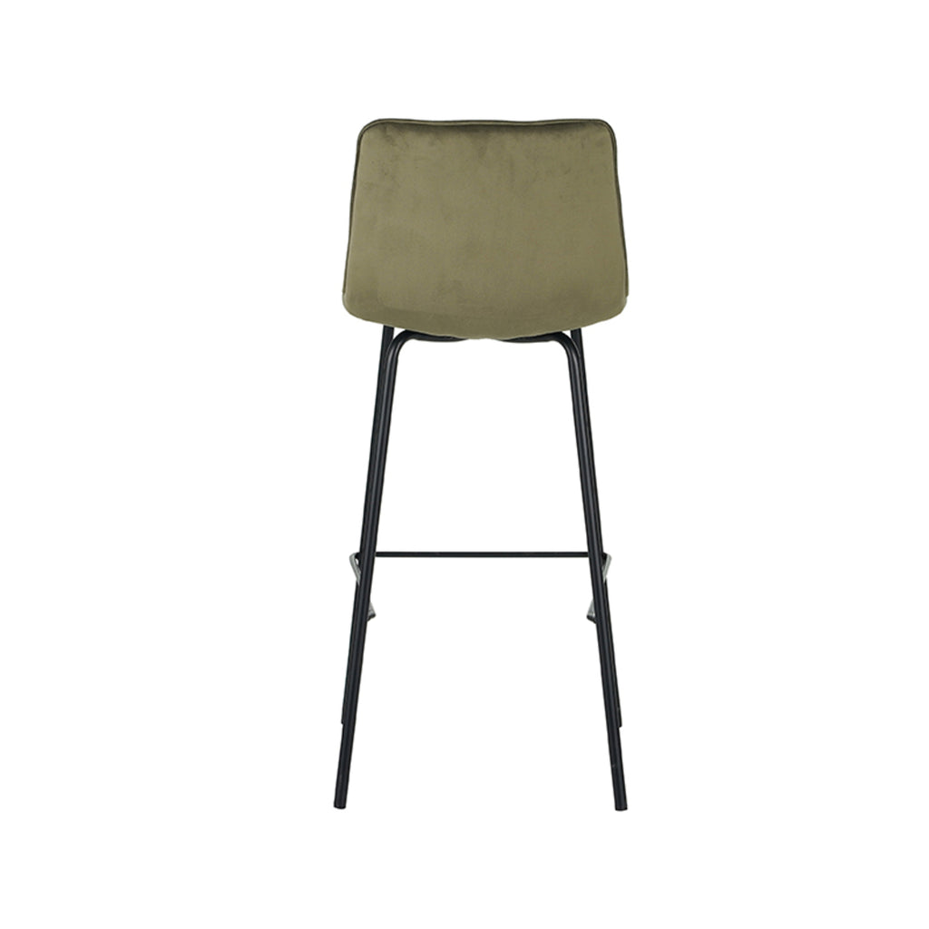 Barkruk Bistro - Hunter - Fluweel - Hoog