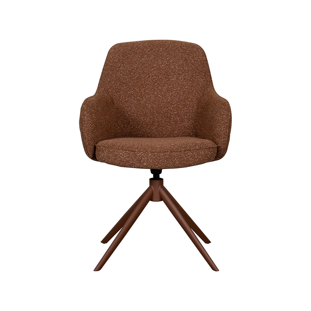Eetkamerstoel Bern - Coral - Boucle - Coral Metalen Frame