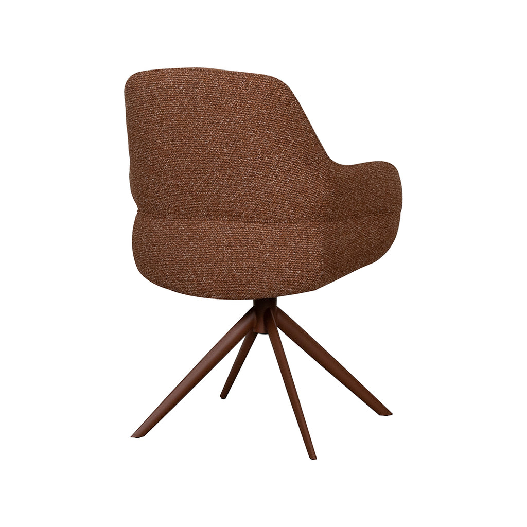 Eetkamerstoel Bern - Coral - Boucle - Coral Metalen Frame
