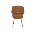 Eetkamerstoel Lausanne - Coral - Royal Boucle - Coral Metalen Frame