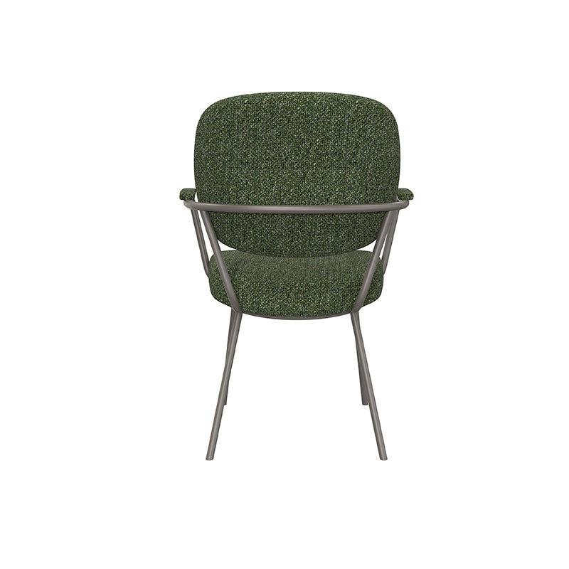 Eetkamerstoel Lausanne - Forest - Royal Boucle - Forest Metalen Frame