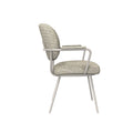 Eetkamerstoel Lausanne - Naturel - Royal Boucle - Taupe Metalen Frame