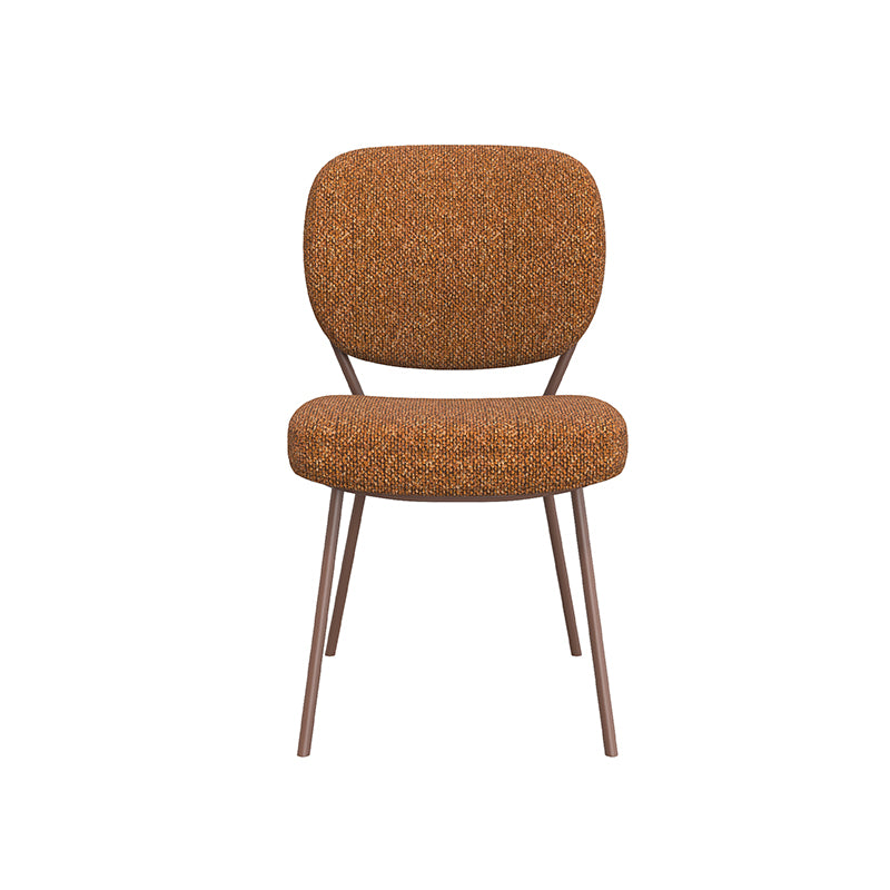 Eetkamerstoel Singapore - Coral - Royal Boucle - Coral Metalen Frame