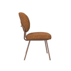 Eetkamerstoel Singapore - Coral - Royal Boucle - Coral Metalen Frame