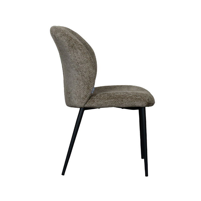 Eetkamerstoel Vino - Hunter - Elite - Zwart Metalen Frame