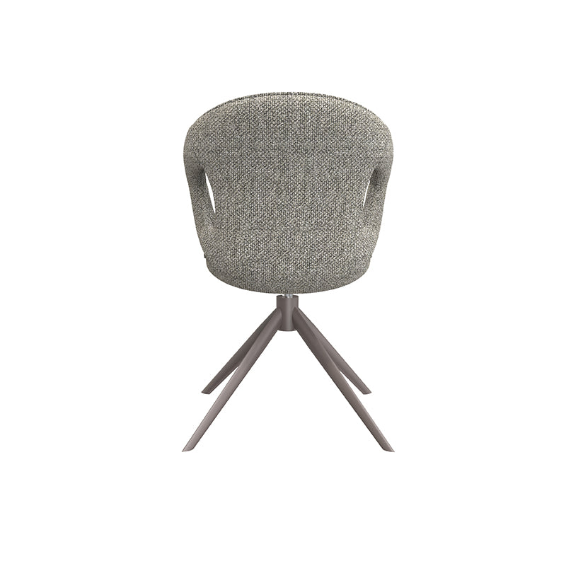 Eetkamerstoel Zurich - Mushroom - Royal Boucle - Brons Metalen Frame