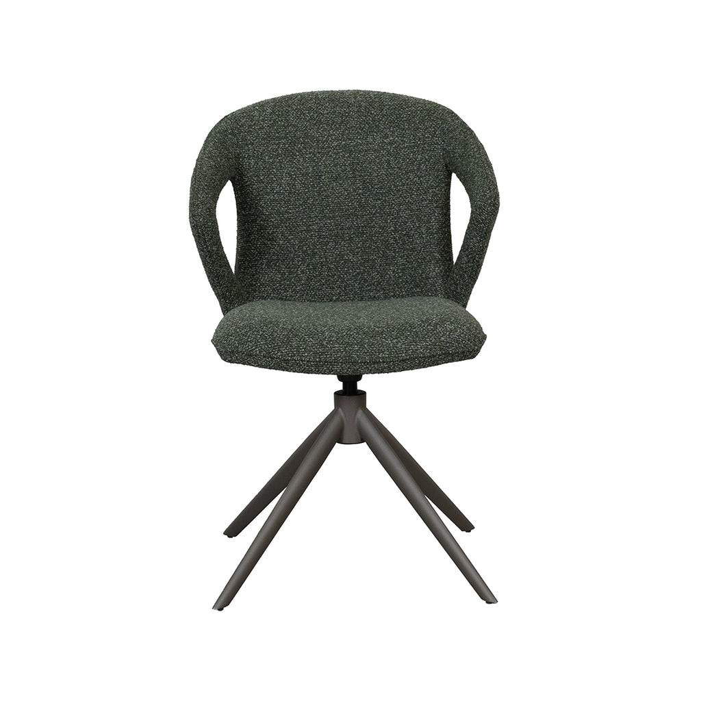Eetkamerstoel Zurich - Forest - Royal Boucle - Forest Metalen Frame