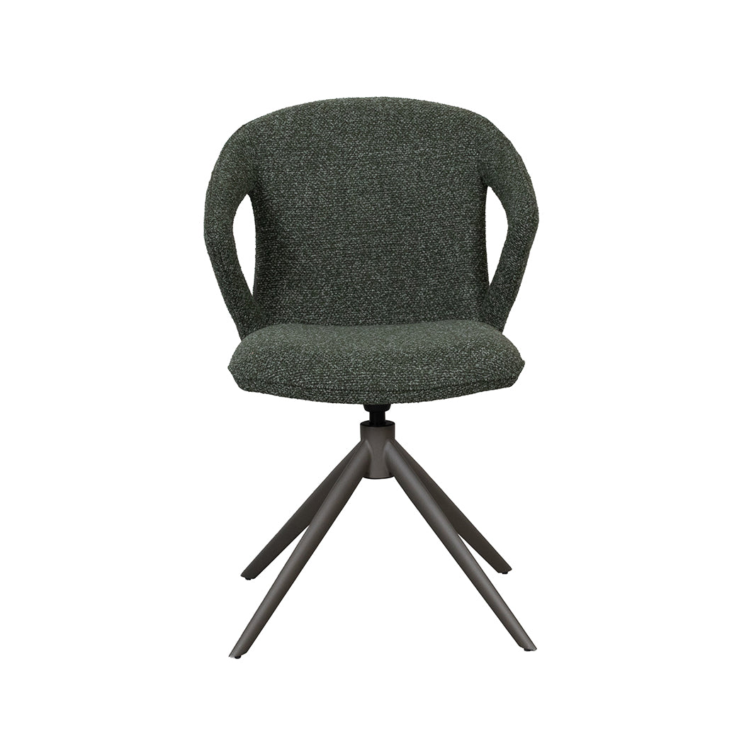 Eetkamerstoel Zurich - Forest - Royal Boucle - Forest Metalen Frame