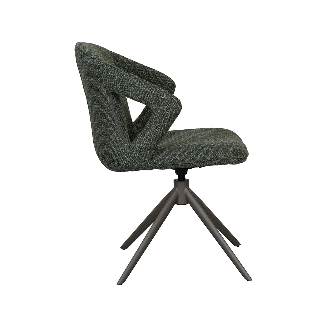 Eetkamerstoel Zurich - Forest - Royal Boucle - Forest Metalen Frame