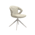 Eetkamerstoel Zurich - Naturel - Royal Boucle - Taupe Metalen Frame