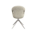 Eetkamerstoel Zurich - Naturel - Royal Boucle - Taupe Metalen Frame