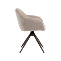 Eetkamerstoel Fiby - Clay - Elite - Brons Metalen Frame