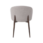 Eetkamerstoel Yuki - Naturel - Royal Boucle - Walnoot Houten Frame