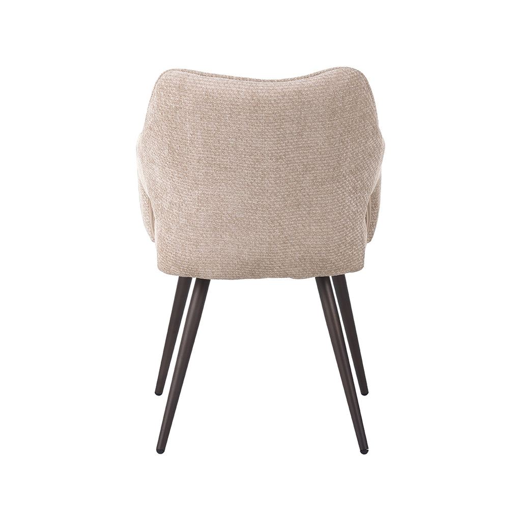 Eetkamerstoel Stan - Clay - Elite - Brons Metalen Frame